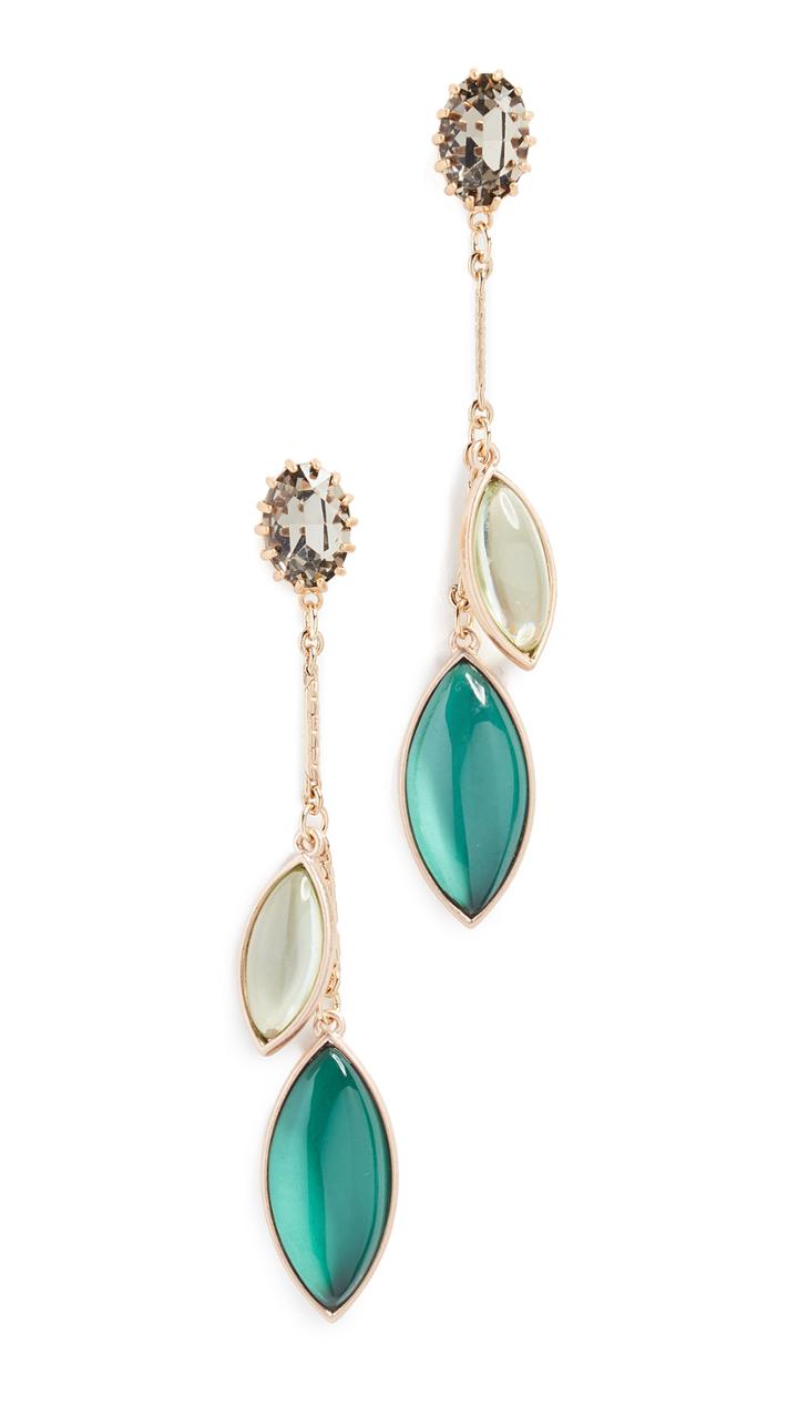 Lulu Frost Olympic Leaves Drop Earrings