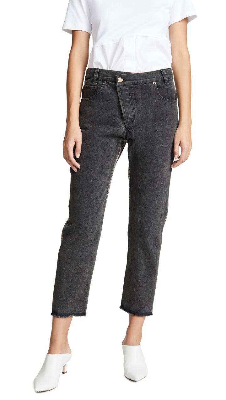 Monse Half Half Jeans