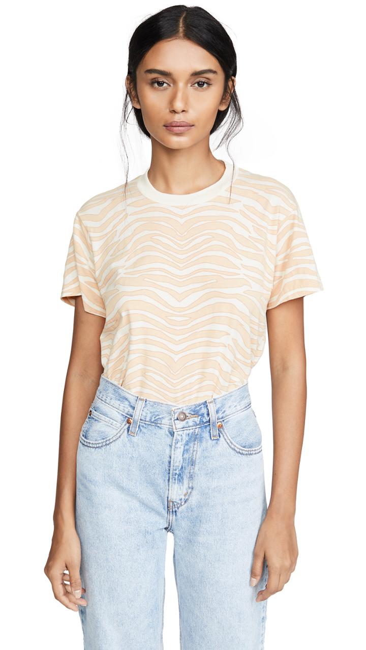 Monogram Tiger Print Tee
