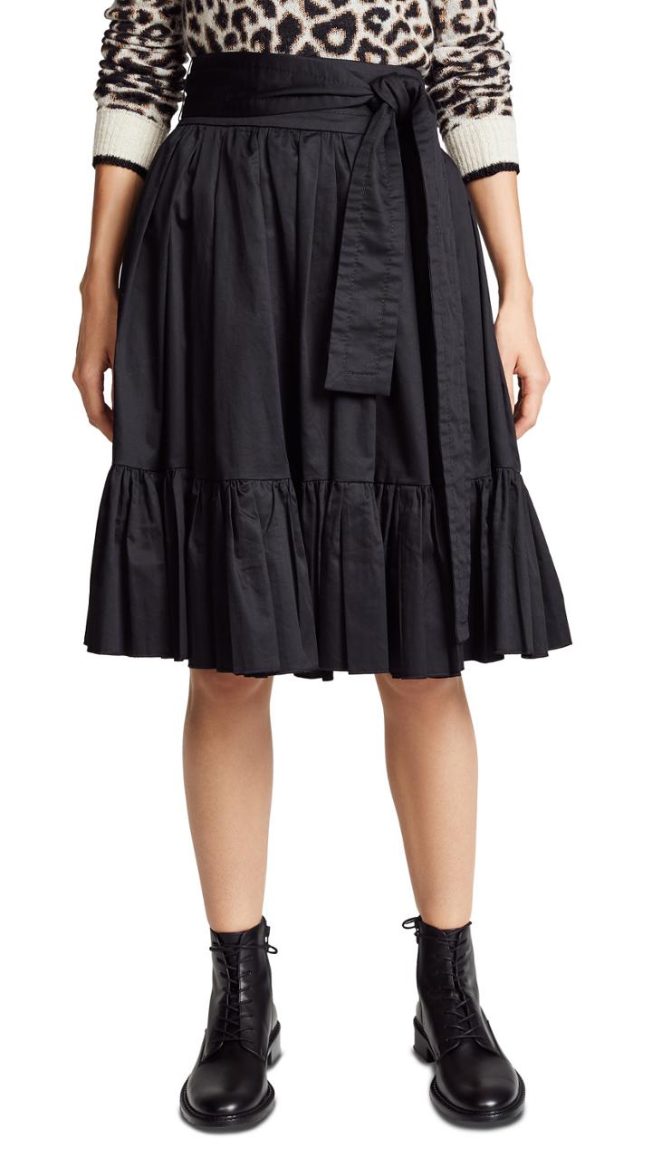 Marc Jacobs Belted Knee Length Skirt