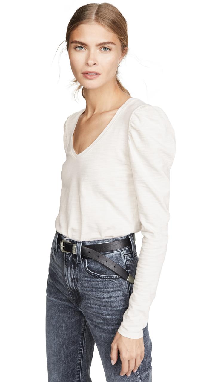 Nation Ltd Elzabeth Puff Sleeve Tee
