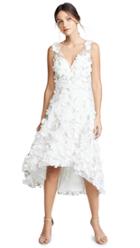 Marchesa Notte High Low Cocktail With Flower Petals