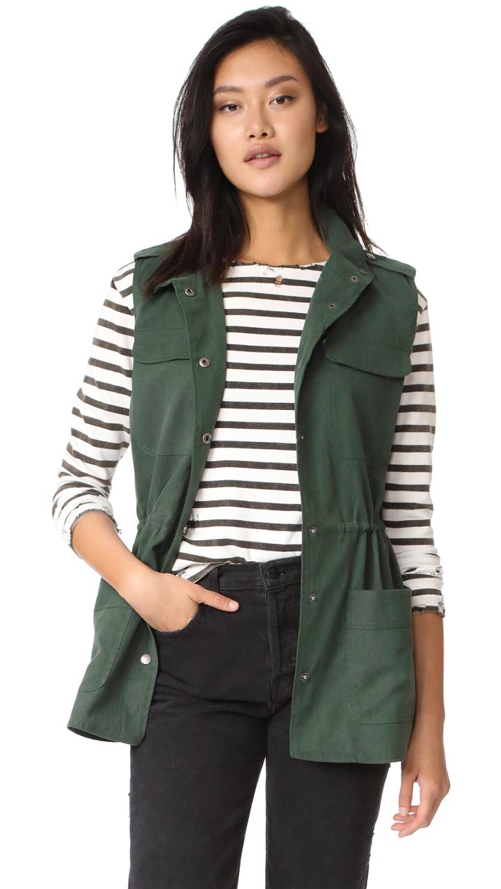 Cupcakes And Cashmere Alvy Military Vest