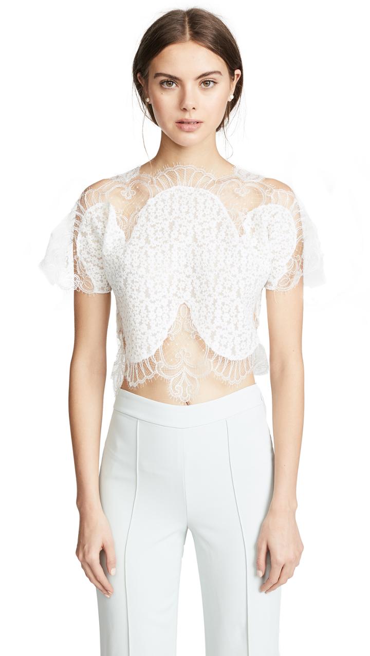 Costarellos Lace Blouse