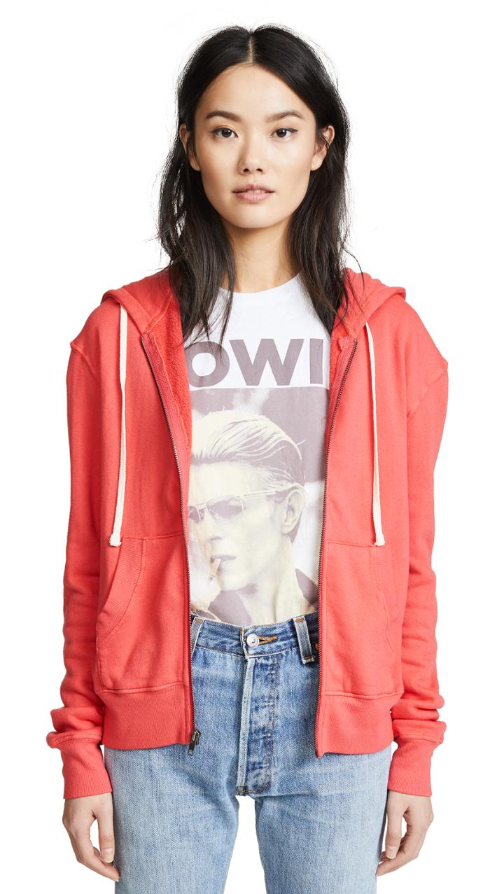 Pam Gela Crossover Back Zip Hoodie