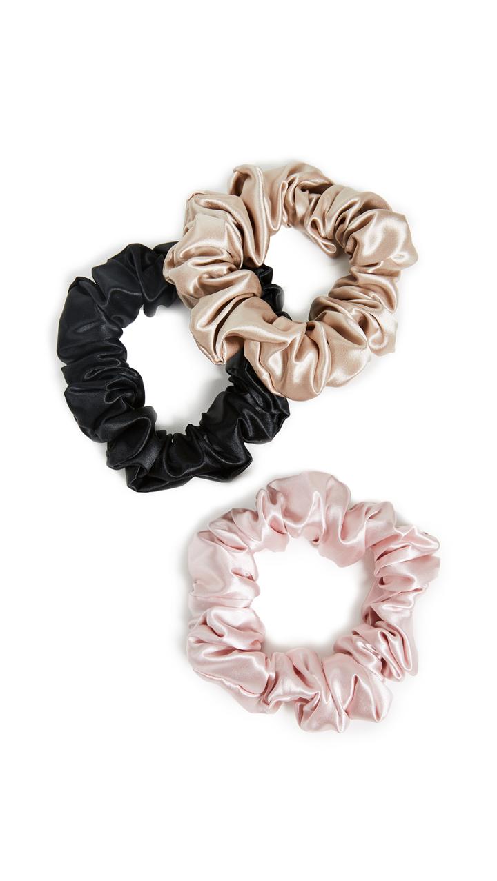 Slip Set Of 3 Large Silk Scrunchies