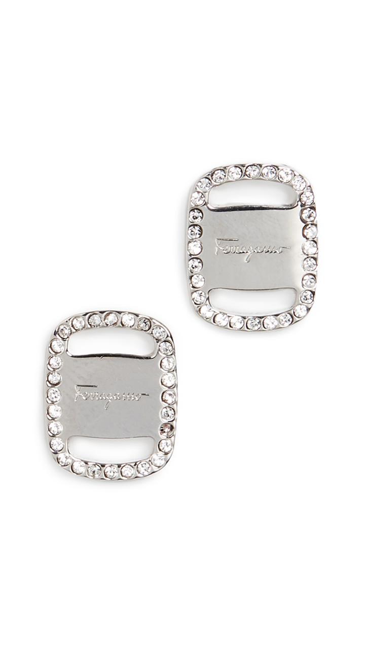 Salvatore Ferragamo Vara Stud Earrings