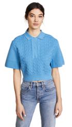 Carven Cropped Collared Shirt