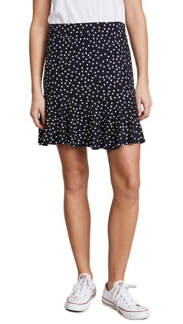 Three Dots Confetti Dot Ruffle Skirt