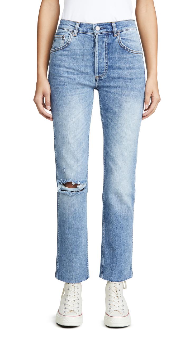 Boyish The Dempsey High Rise Comfort Stretch Straight Leg Jeans