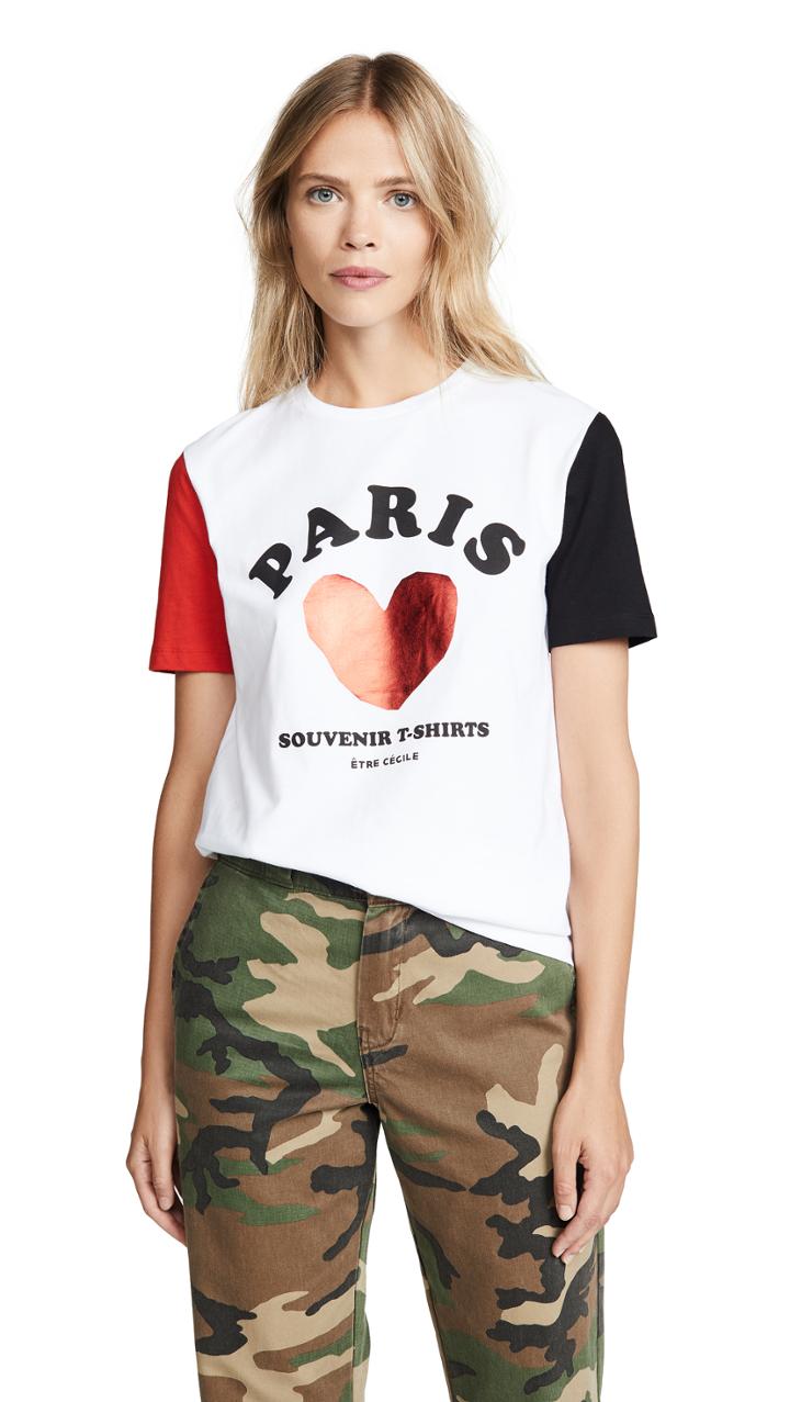 Etre Cecile Paris Souvenir T Shirt