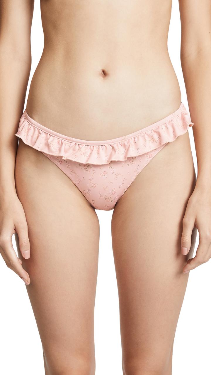 Loveshackfancy Riviera Bikini Bottoms