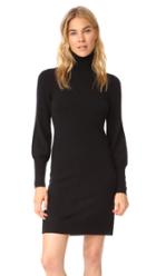 Bop Basics Cashmere Blouson Sleeve Turtleneck Dress