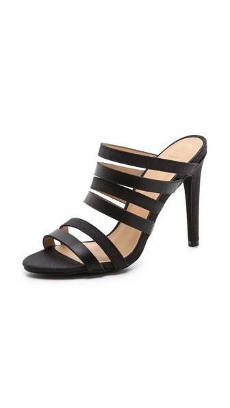 Joe's Jeans Electra Strappy Sandals - Black/black