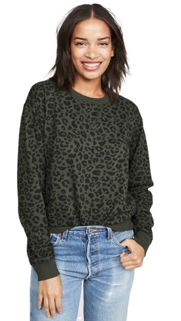 Z Supply The Leopard Pullover