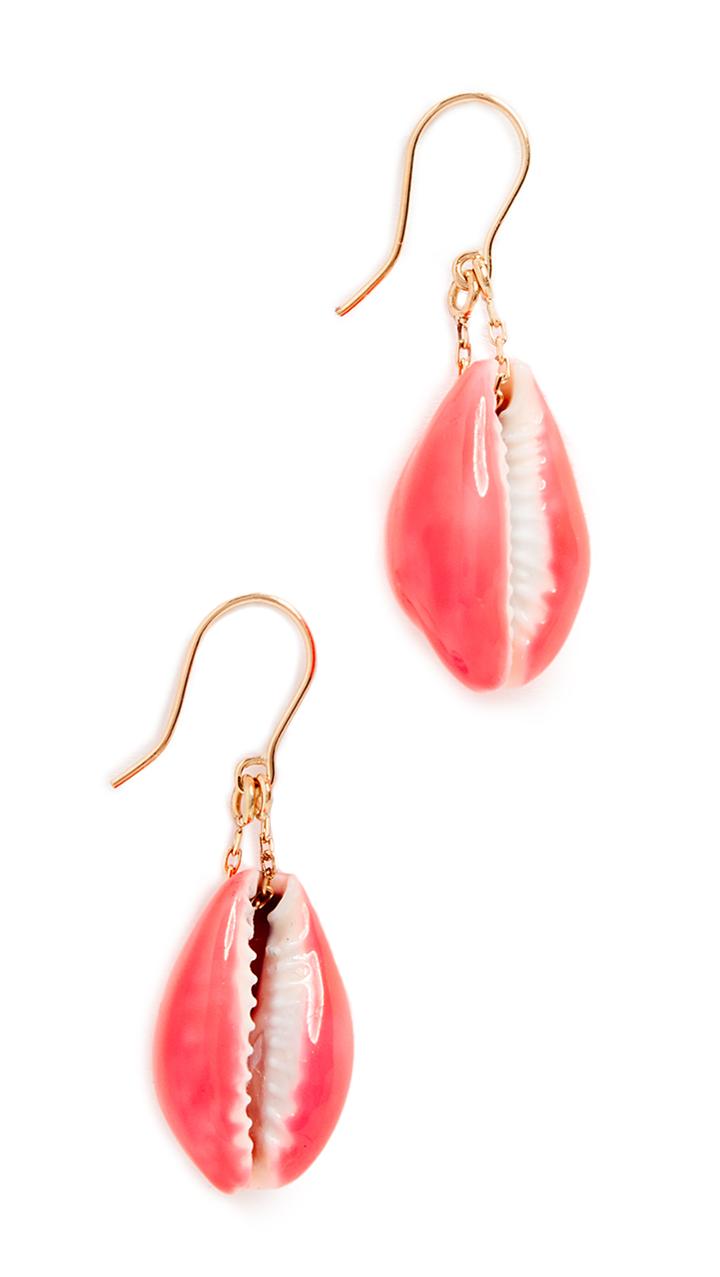 Aurelie Bidermann Shell Earrings