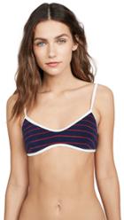 Solid Striped The Nantucket Terry Bikini Top