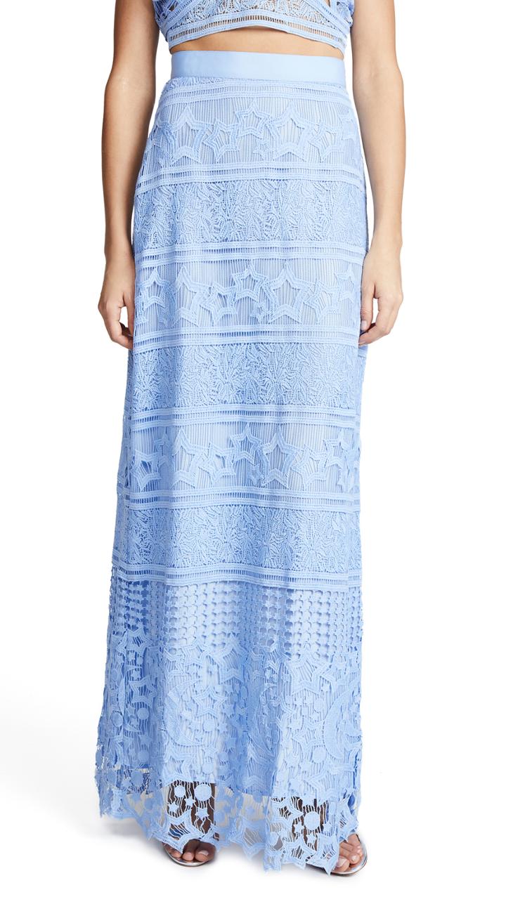 Miguelina Starlight Lace Asher Skirt
