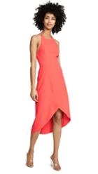Alice Olivia Kristy High Low Halter Dress