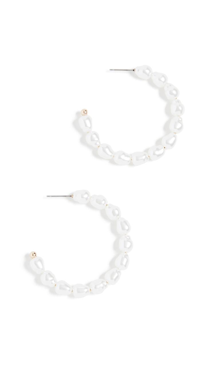 Shashi Princess Leia Hoop Earrings