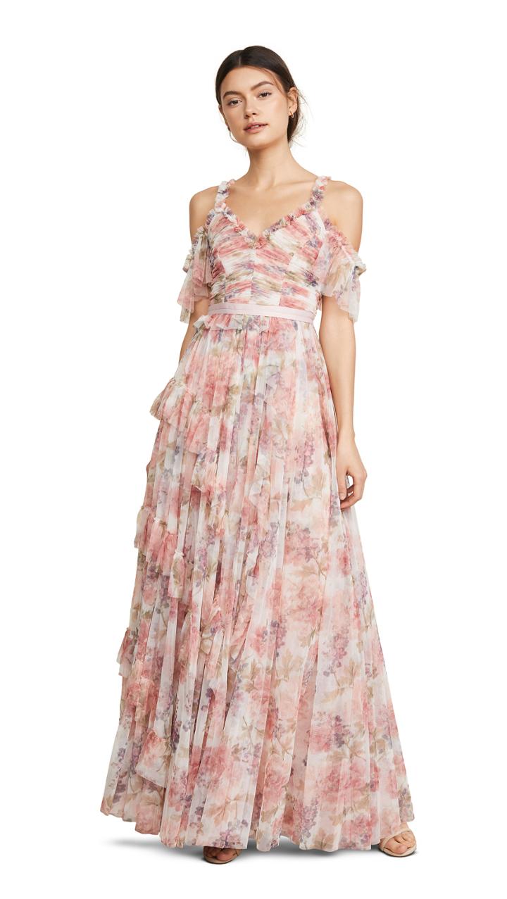 Needle Thread Titania Rose Tulle Gown