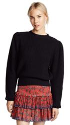 Frame Cropped Crew Pullover