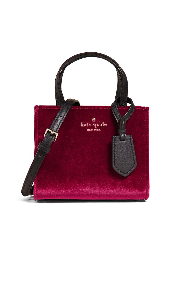 Kate Spade New York Thompson Street Velvet Small Sam Tote