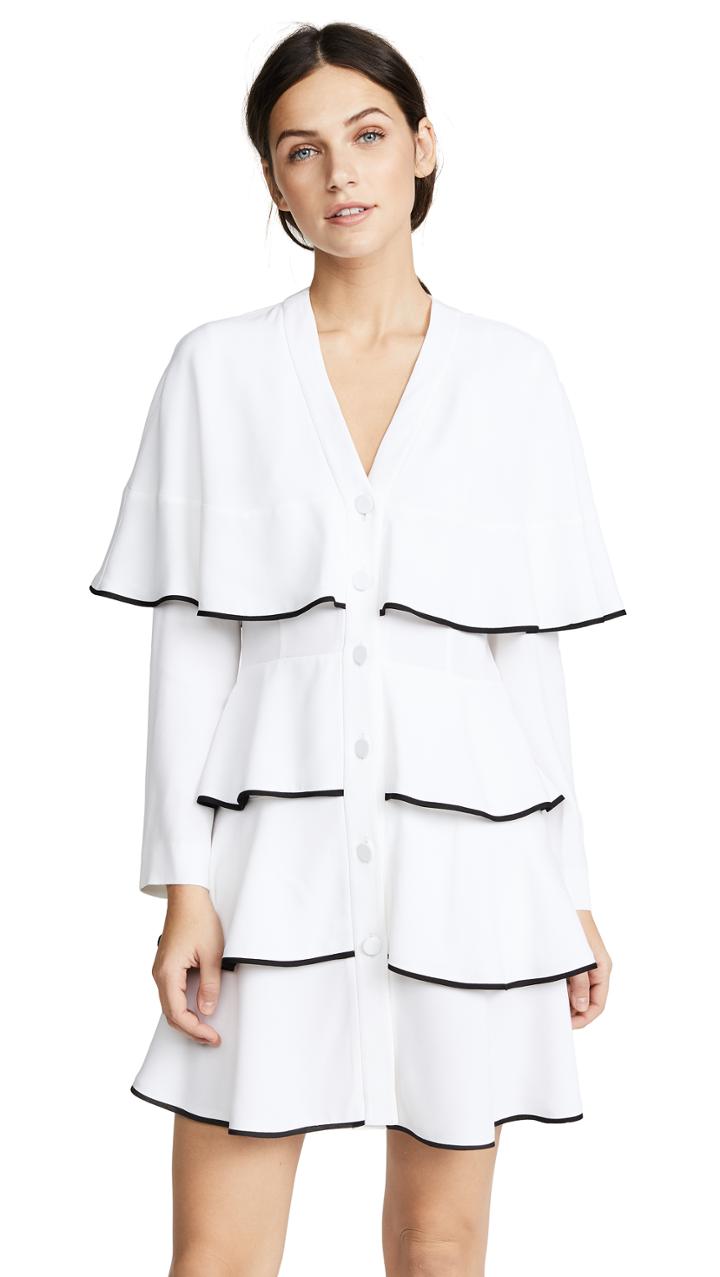 Philosophy Di Lorenzo Serafini Ruffle Mini Dress