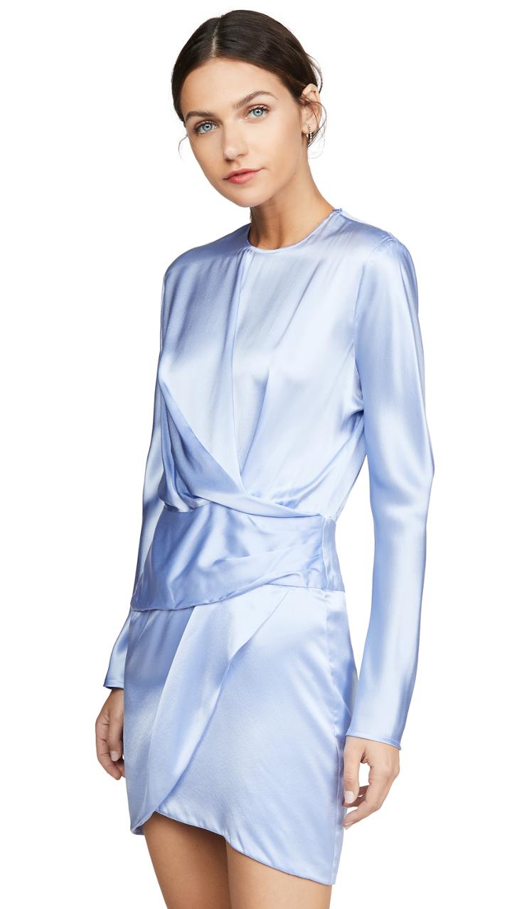 Michelle Mason Origami Mini Dress