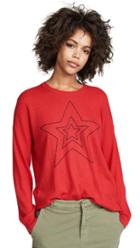 Sundry Star Outlined Sweater