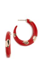 Alison Lou 14k Amour Hoop Earrings
