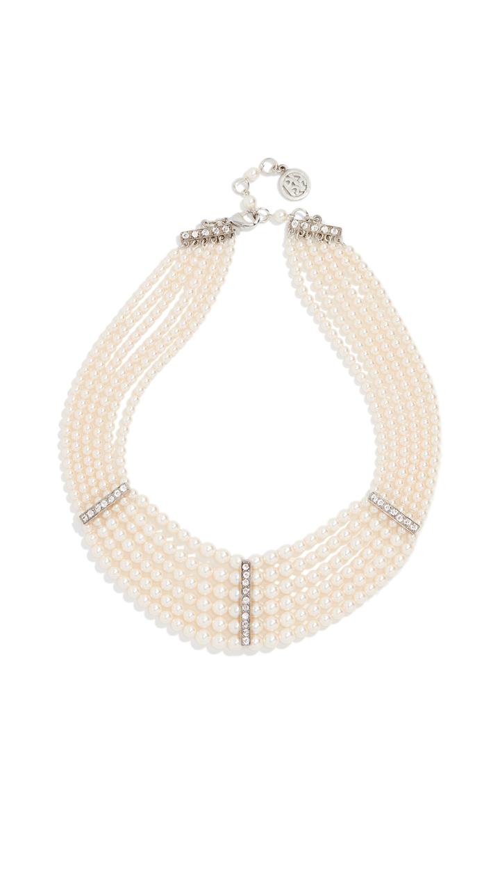 Ben Amun Pearl Strand Layer Necklace