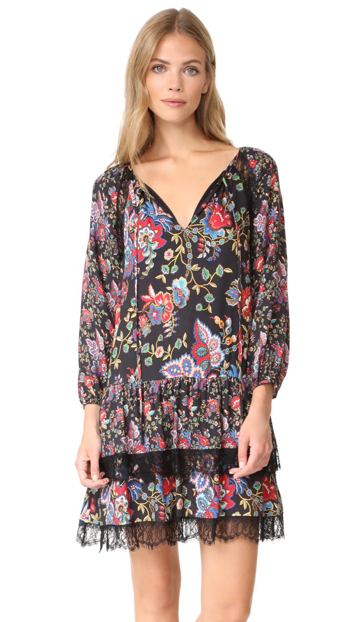 Alice Olivia Lakita Tiered Dress