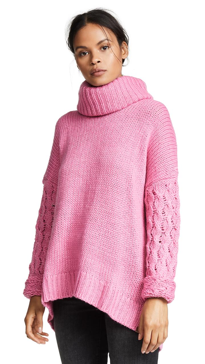 One Teaspoon Rider Roll Neck Sweater