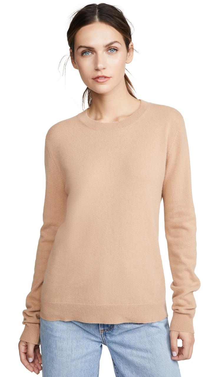 Bop Basics Cashmere Boxy Crew Sweater