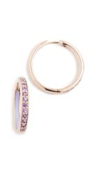 Jane Taylor 14k Enamel Hoops
