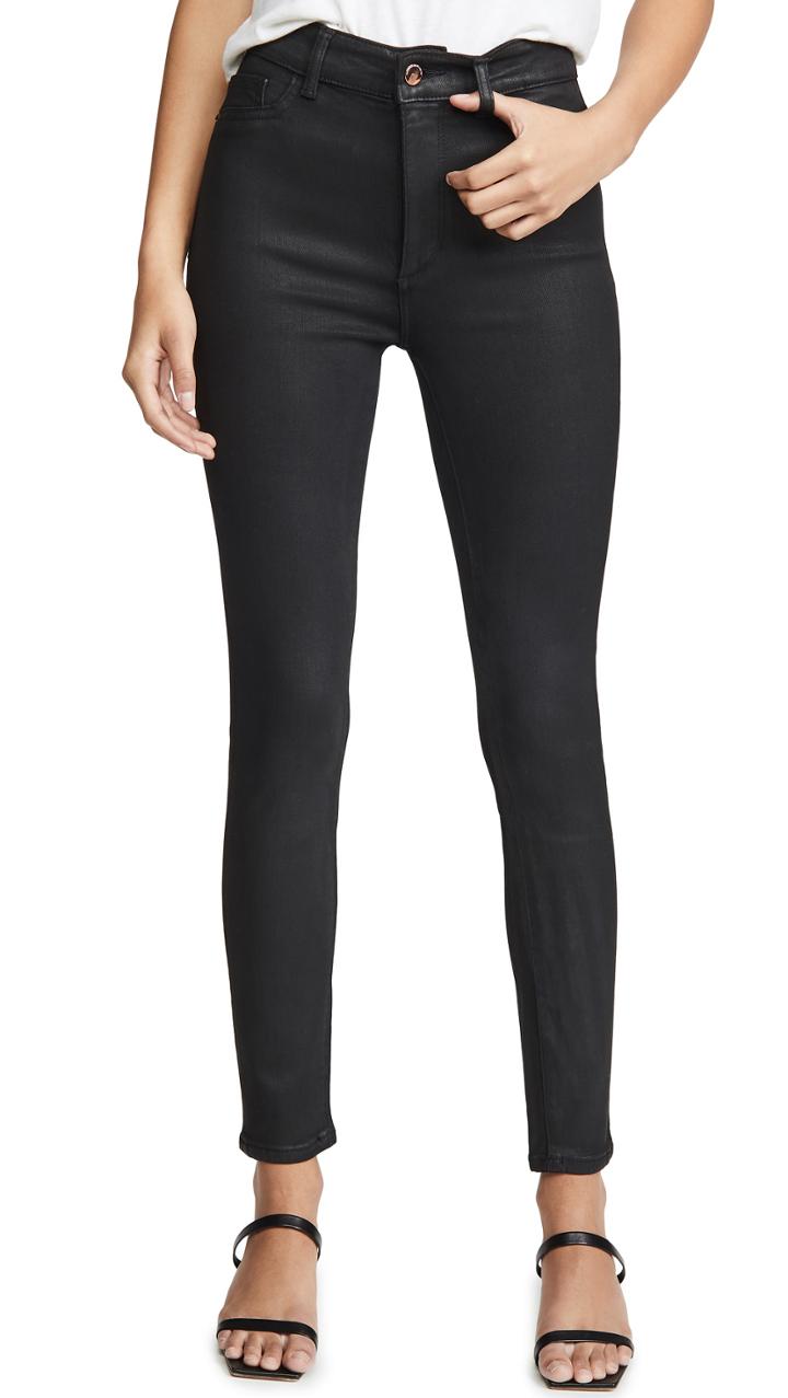 Dl1961 X Marianna Hewitt Farrow Ankle High Rise Skinny Jeans