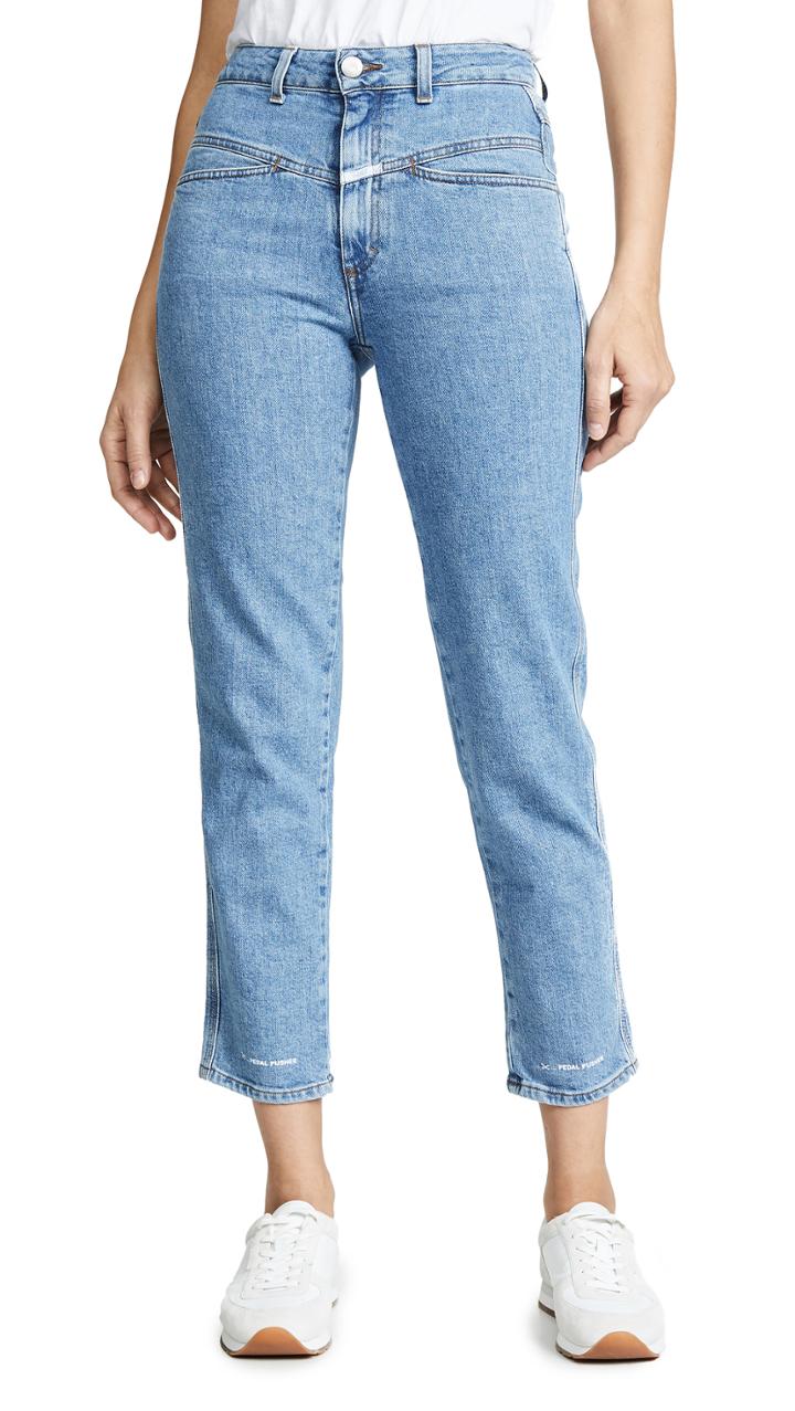Closed Pedal Pusher Jeans