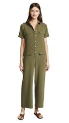 Jenni Kayne Crepe Short Sleeve Jumpsuit