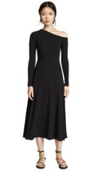 Rosetta Getty One Shoulder Flare Dress