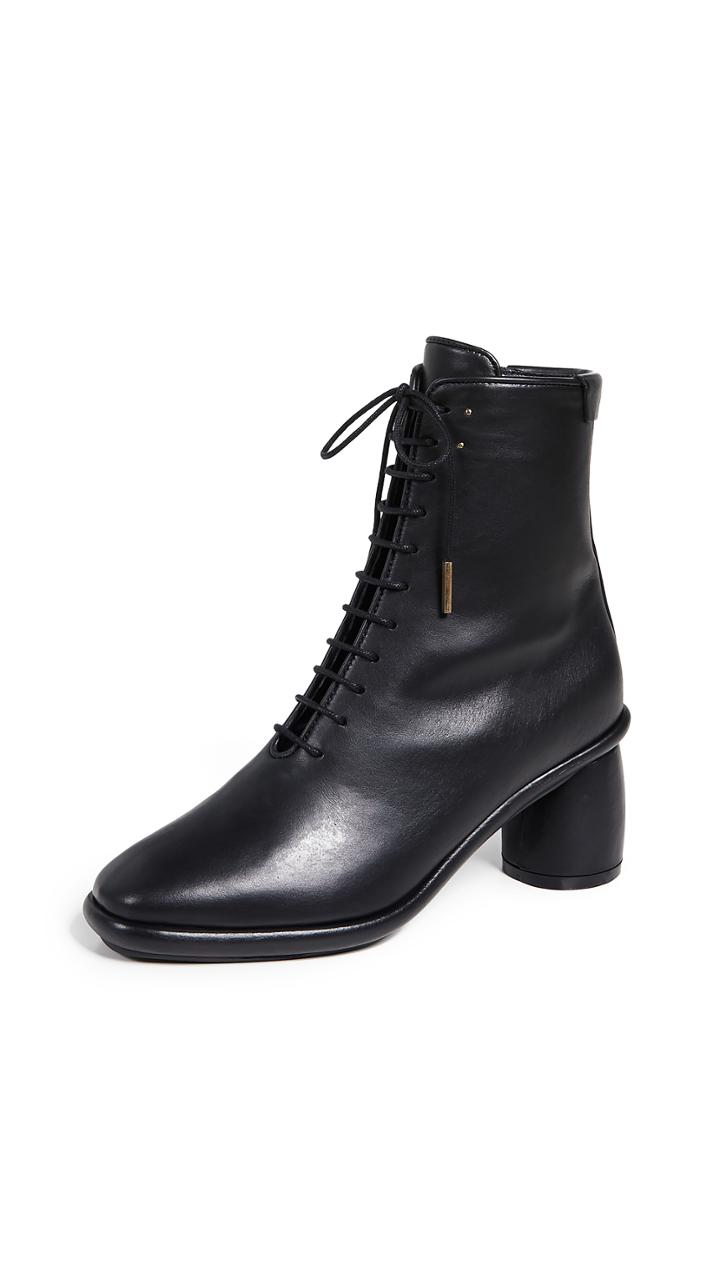 Reike Nen Plain Middle Lace Up Boot