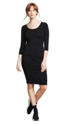 James Perse 3 4 Sleeve Fitted Dress