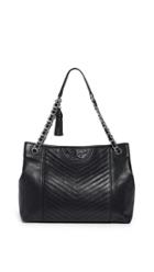 Tory Burch Fleming Distressed Tote