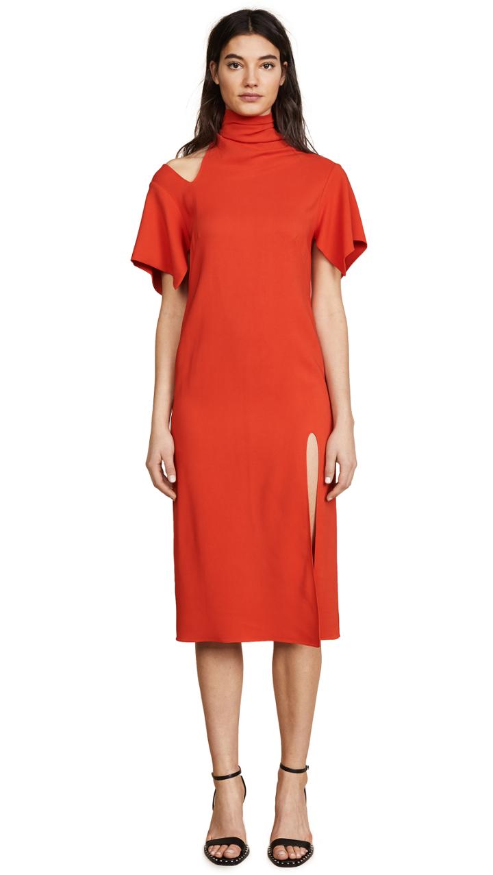 Monse Bow Collar Dress