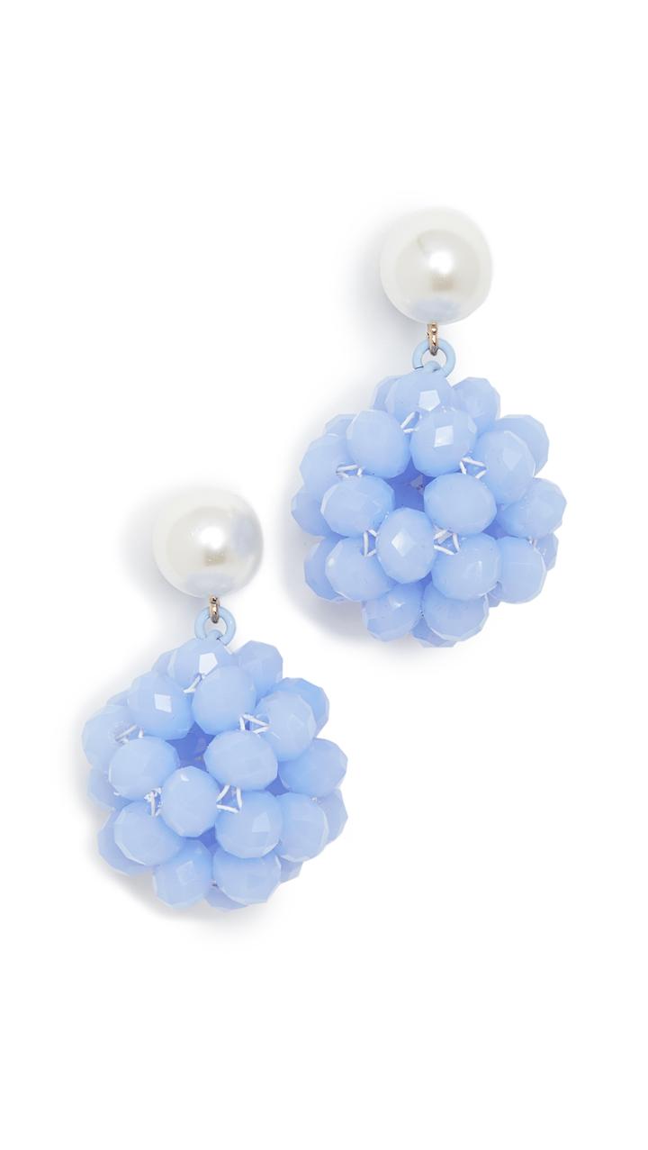 Marc Jacobs Pearl Crystal Ball Drop Ear