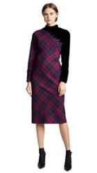 Marc Jacobs Embroidered Plaid Dress