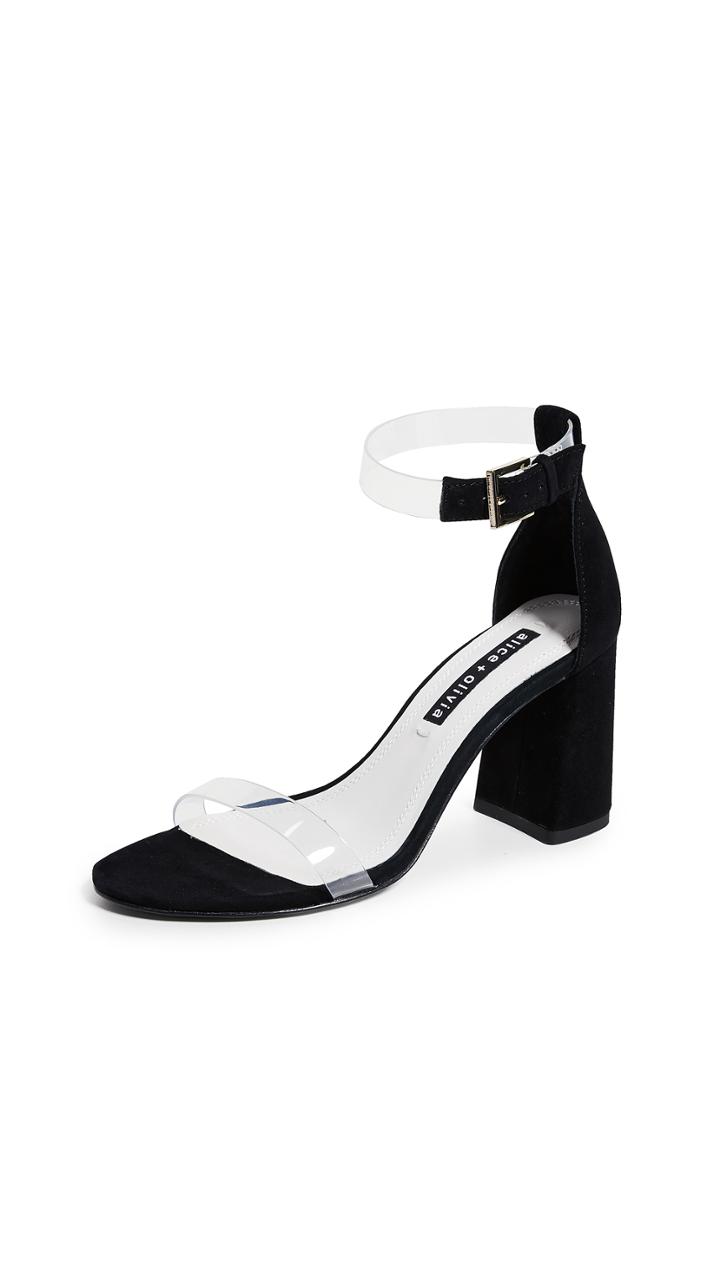 Alice Olivia Lillian 2 Vinyl Sandals