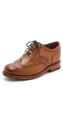 Grenson Stanley Oxfords With Cap Brogue