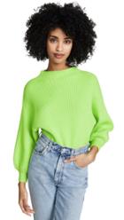 Line Dot Neon Alder Sweater