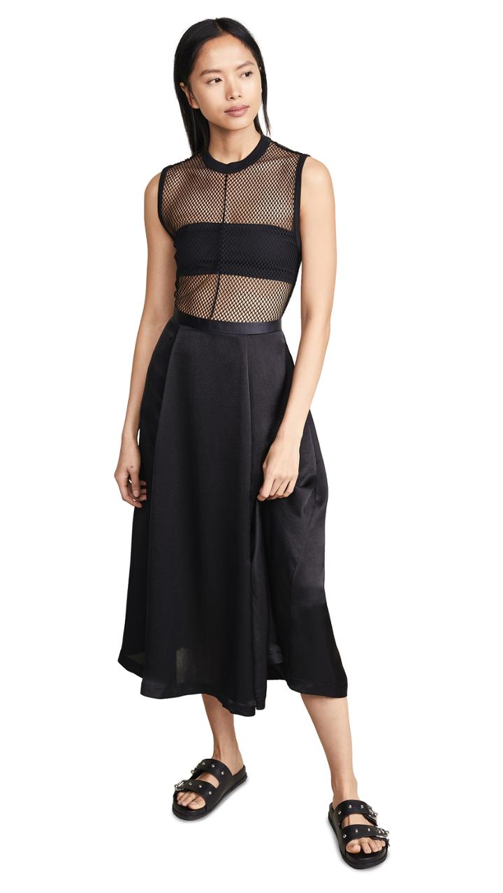 Toga Pulla Mesh Sleeveless Dress